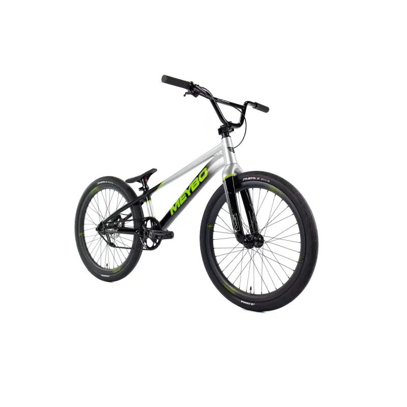 Meybo Patron 2026 Pro XXXL (22.5"TT) BMX Race Bike - Black/Grey/Lime