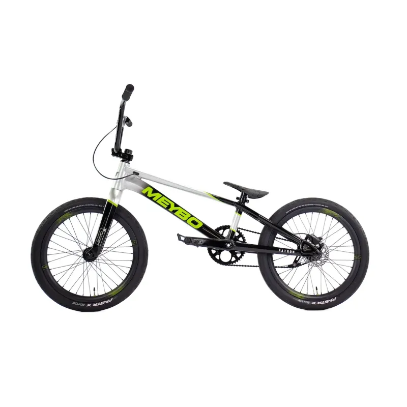 Meybo Patron 2026 Expert XL (20.6"TT) BMX Race Bike - Black/Grey/Lime