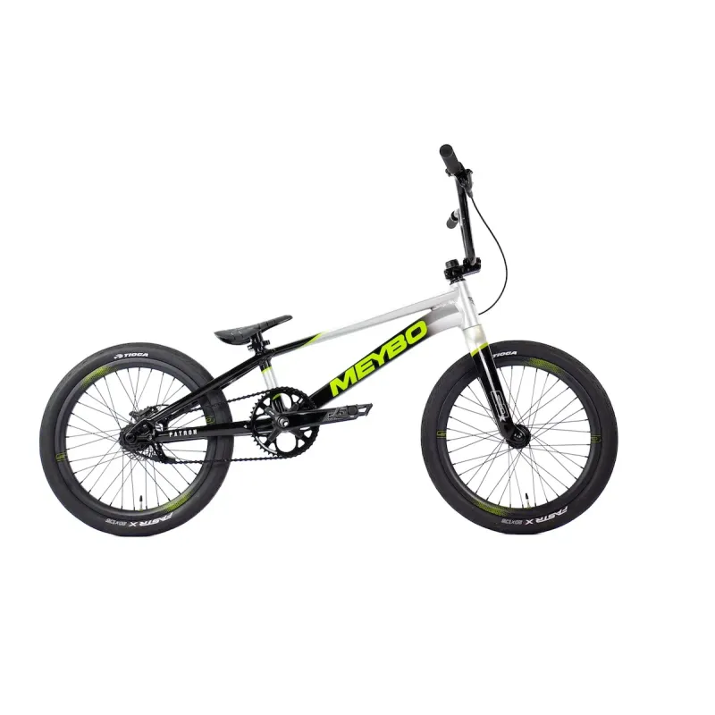 Meybo Patron 2026 Expert (19.6"TT) BMX Race Bike - Black/Grey/Lime