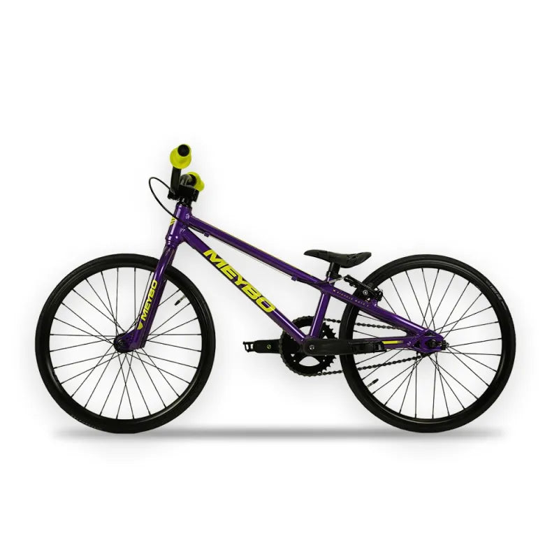 Meybo 2026 Rascal Micro (15.9"TT) BMX Race Bike 18"- Purple/NeonYellow