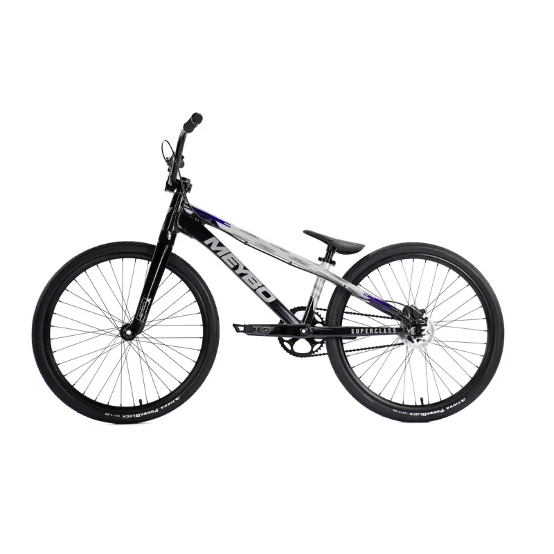 Meybo Superclass 2026 Junior (18.7"TT) BMX Race Bike - Black/Grey/Purple