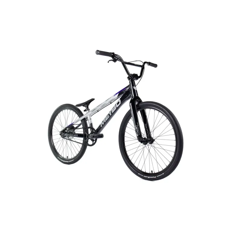 Meybo Superclass 2026 Junior (18.7"TT) BMX Race Bike - Black/Grey/Purple