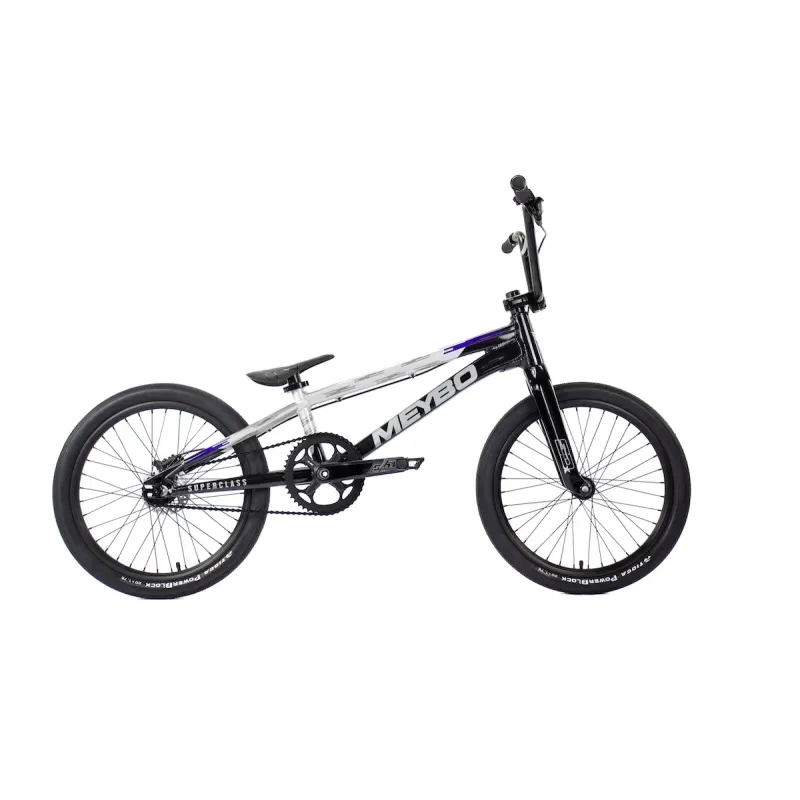Meybo Superclass 2026 Pro (21"TT) BMX Race Bike - Black/Grey/Purple
