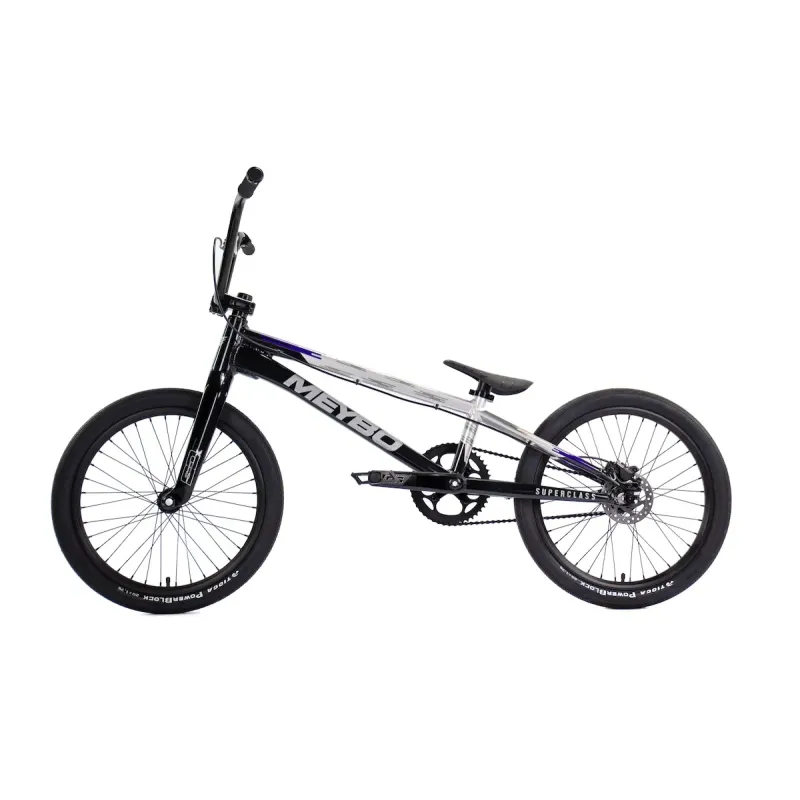 Meybo Superclass 2026 Cruiser Pro (21"TT) BMX Race Bike - Black/Grey/Purple