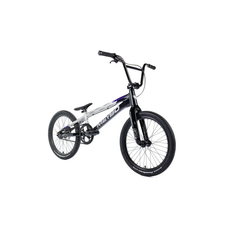 Meybo Superclass 2026 Junior (18.7"TT) BMX Race Bike - Black/Grey/Purple