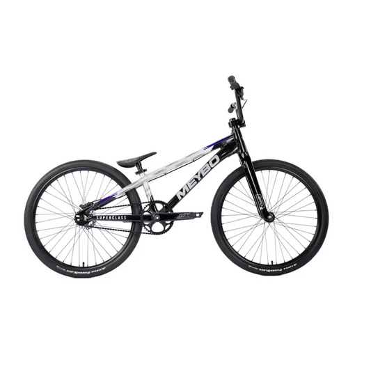 Meybo Superclass 2026 Cruiser Pro XXL (22"TT) BMX Race Bike - Black/Grey/Purple