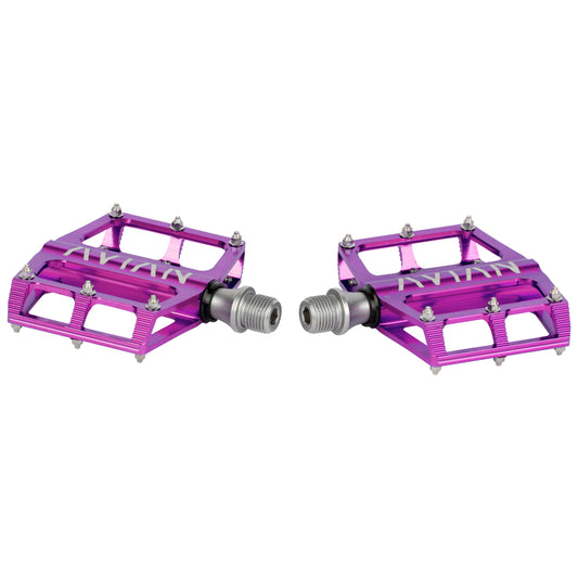Avian Pariah Alloy BMX Platform Pedals-Purple