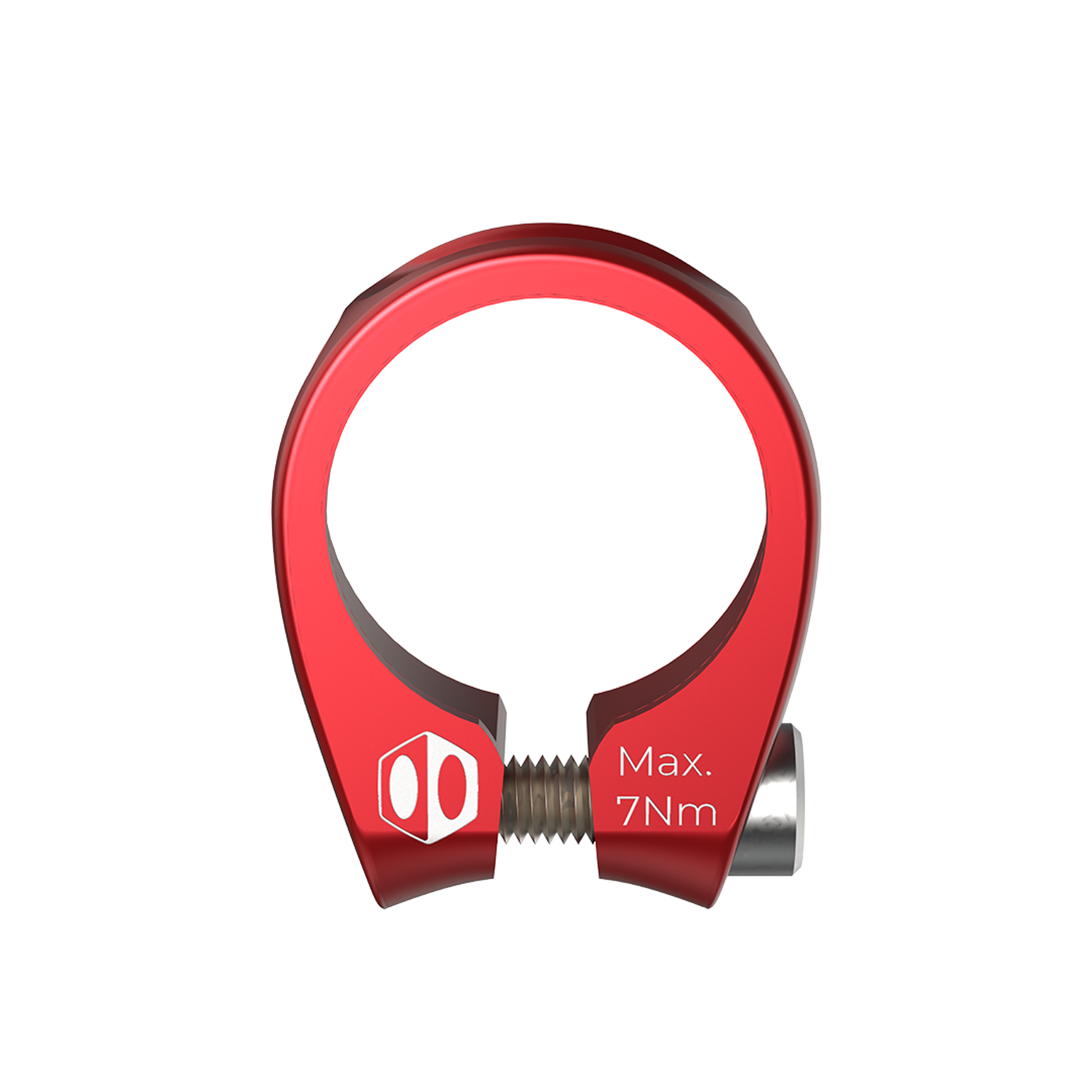 Box Two Fixed Seat Clamp - 25.4 Red