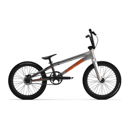 Bicicleta de BMX de competición Meybo Superclass - Gris/Naranja - Pro 23