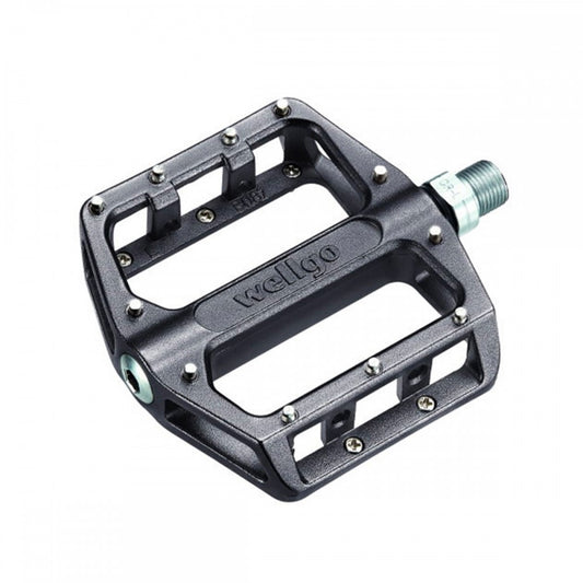 Wellgo B087B Alloy Platform Pedals - Black