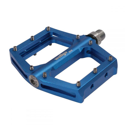Wellgo B219 Alloy Platform Pedals - Blue