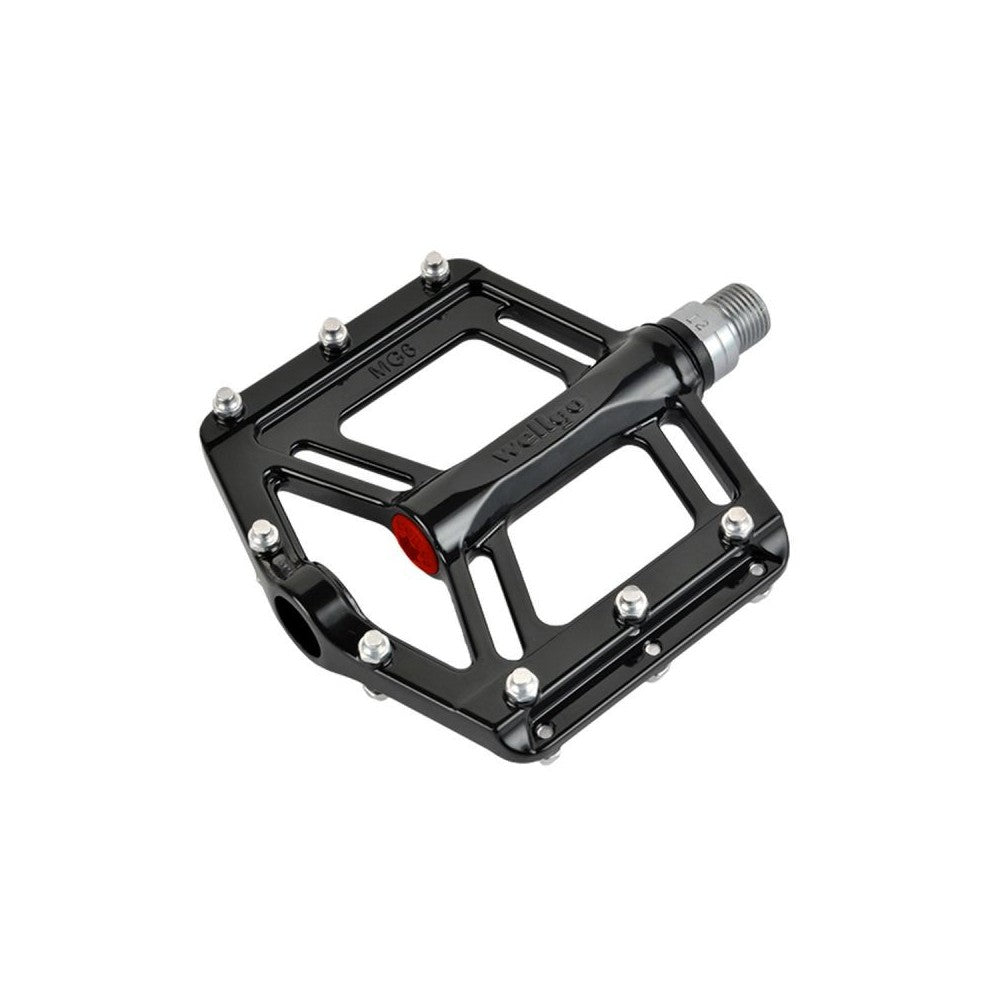Wellgo MG-6AL Ultra-Flat Platform Pedals - Black