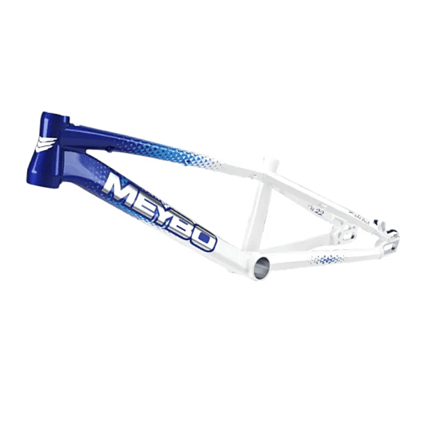 Meybo Holeshot 2026 Bmx Race Frame - White/Navy