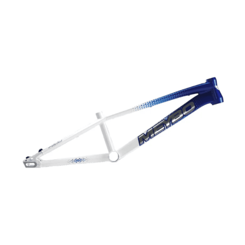 Meybo Holeshot 2026 Bmx Race Frame - White/Navy