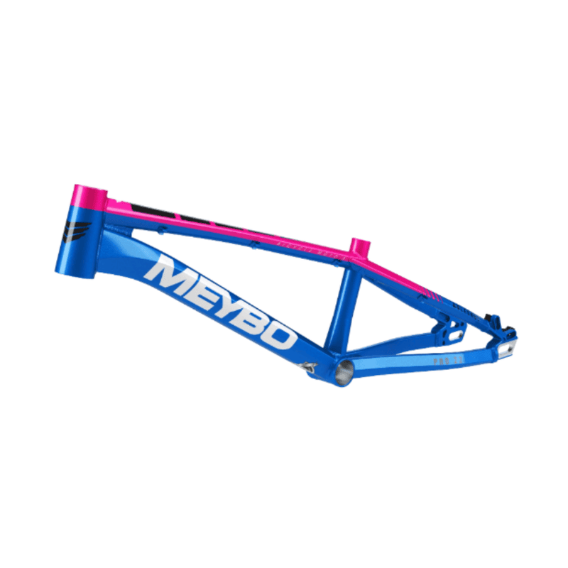 Meybo Holeshot 2025 BMX Race Frame - Blue/Pink/Black