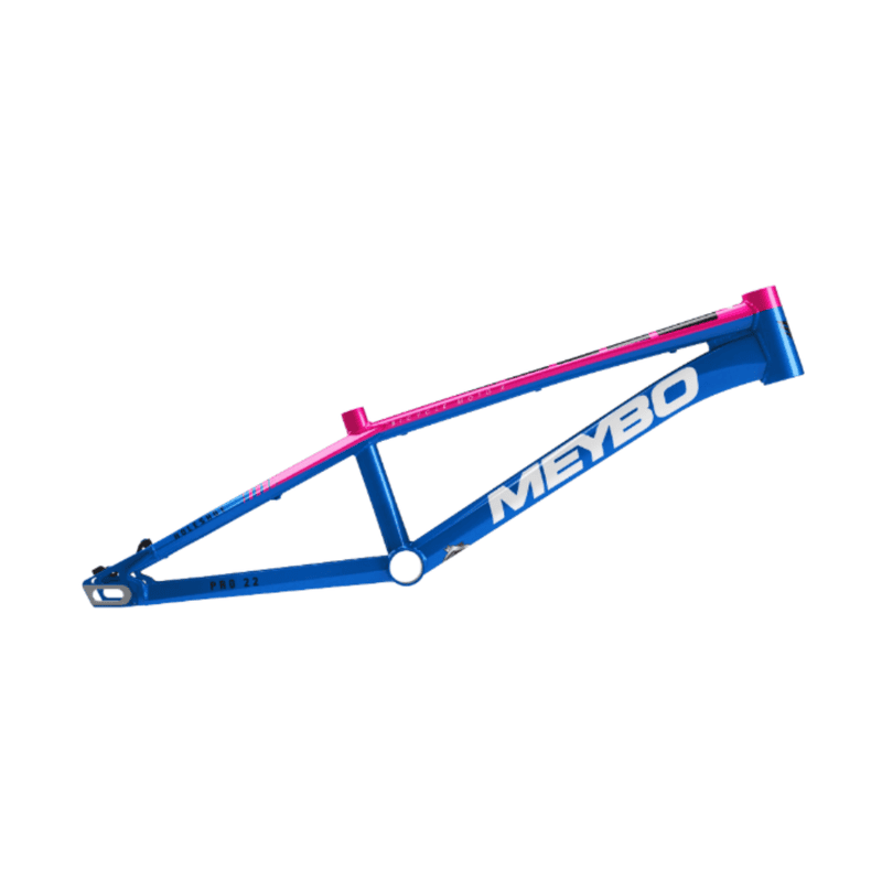 Meybo Holeshot 2025 BMX Race Frame - Blue/Pink/Black