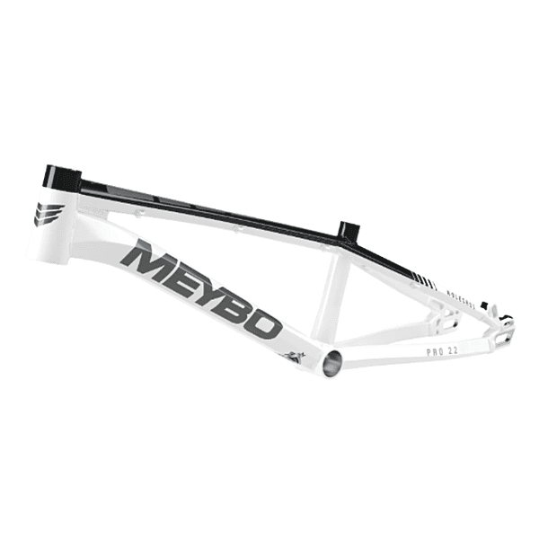 Meybo Holeshot Alloy BMX Race Frame 2025-White/Black/Grey