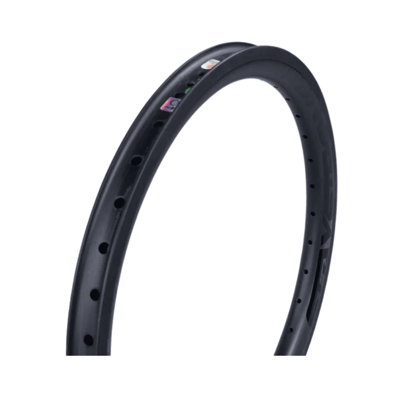 Set of Two Race DVSN Carbon - 20" - 28H Race Rims - Expert - Front and Back - Black on Black
