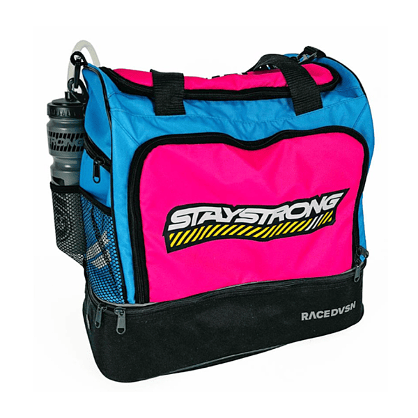 Stay Strong Chevron Kit/Helmet Bag - Pink