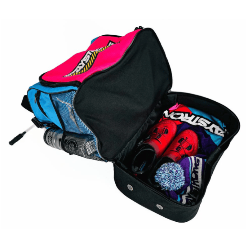 Stay Strong Chevron Kit/Helmet Bag - Pink