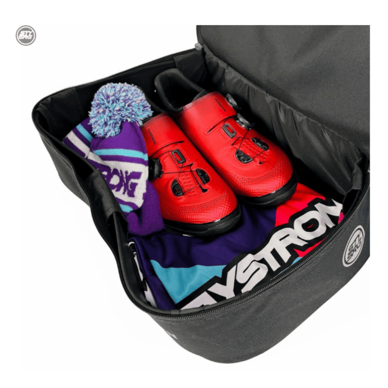 Stay Strong Chevron Kit/Helmet Bag - Pink