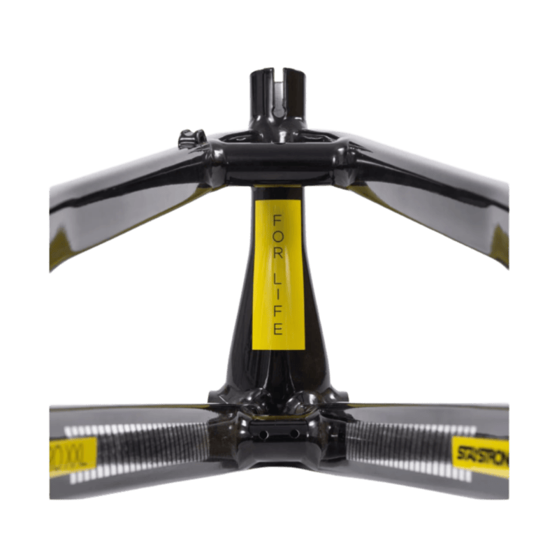Stay Strong For Life V4 V-Brake Alloy BMX Race Frame-Black/Silver