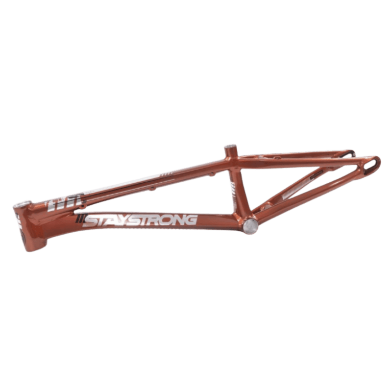 Stay Strong For Life V4 V-Brake Alloy BMX Race Frame-Copper