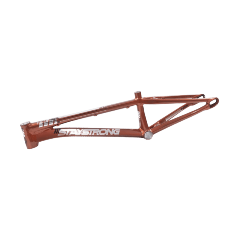 Stay Strong For Life V4 V-Brake Alloy BMX Race Frame-Copper