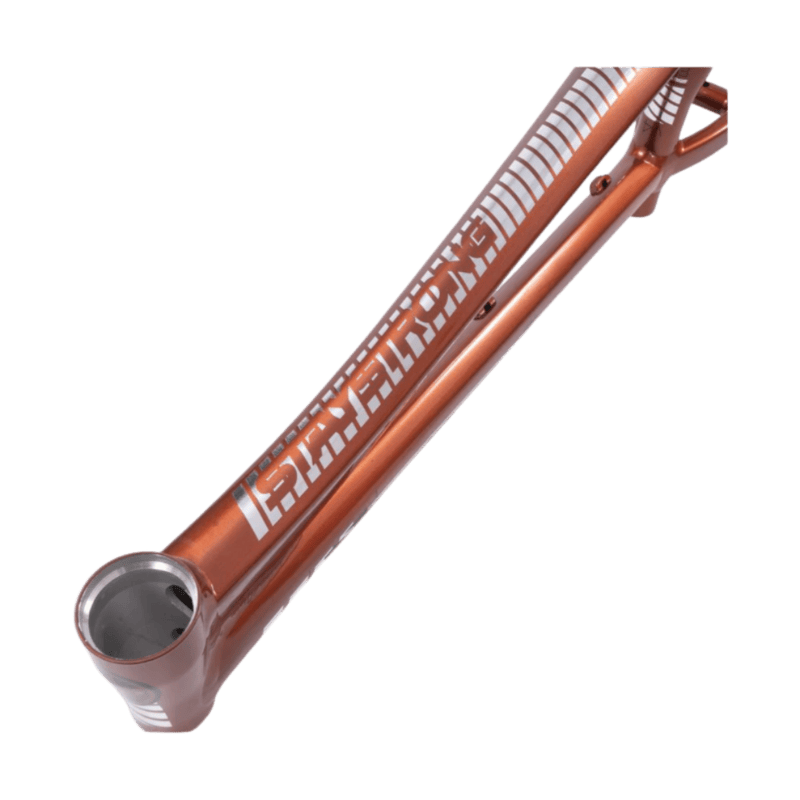 Stay Strong For Life V4 V-Brake Alloy BMX Race Frame-Copper