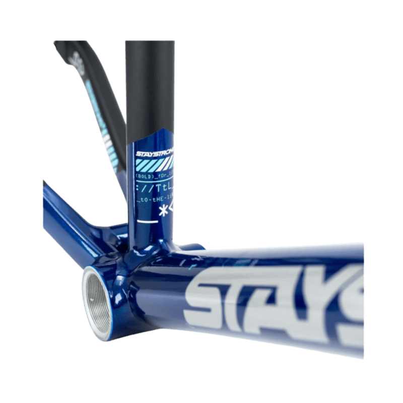 Stay Strong For Life V5 Disc Alloy BMX Race Frame-Navy/Black