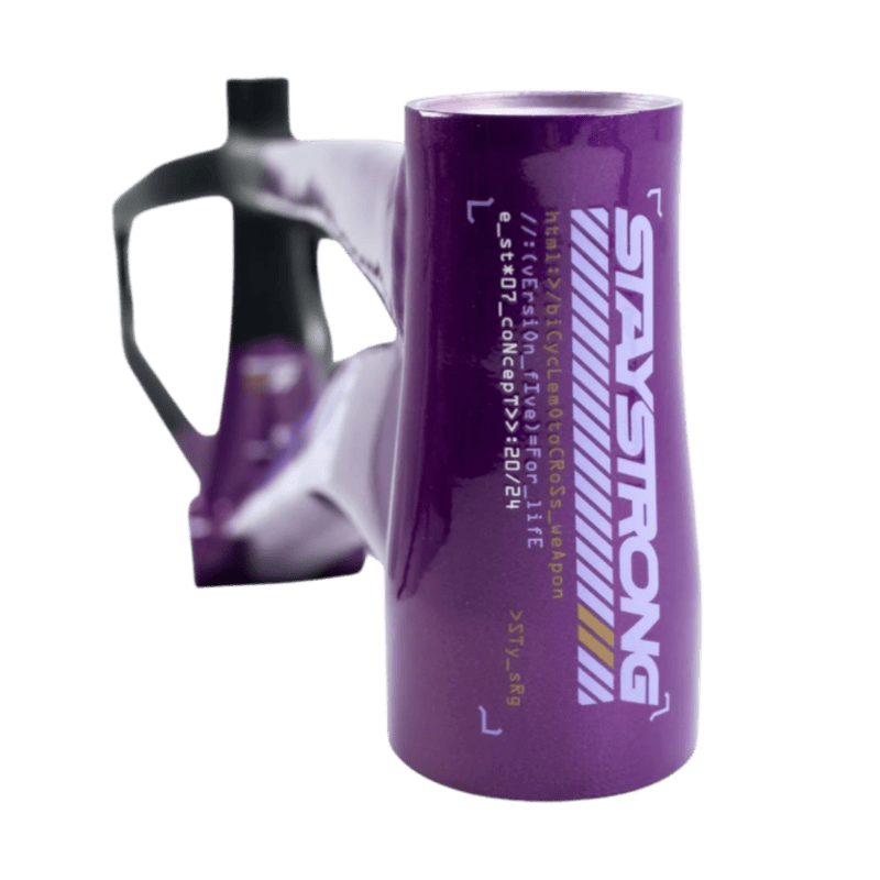 Stay Strong For Life V5 Disc Alloy BMX Race Frame - Purple/Black