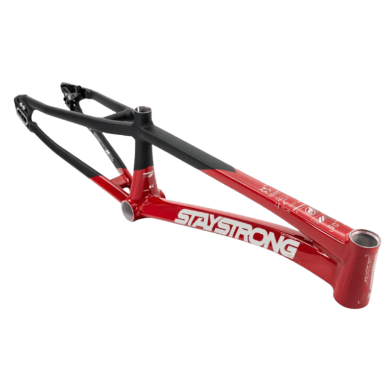 Stay Strong For Life V5 Disc Alloy BMX Race Frame - Red/Black
