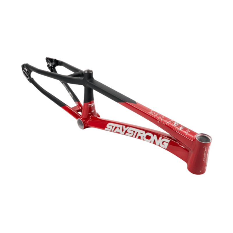 Stay Strong For Life V5 Disc Alloy BMX Race Frame - Red/Black