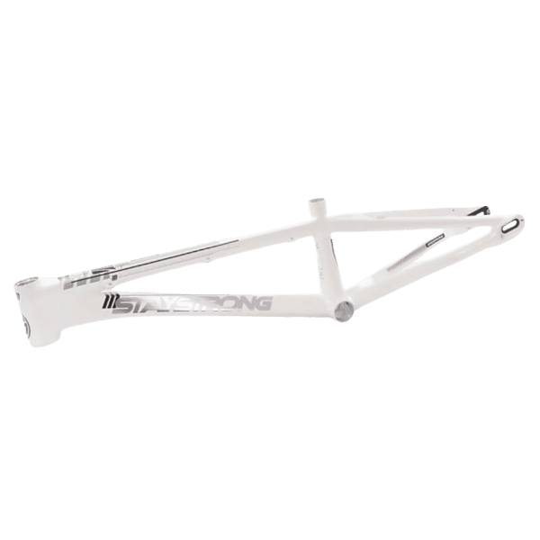 Stay Strong For Life V4 V-Brake Alloy BMX Race Frame - White