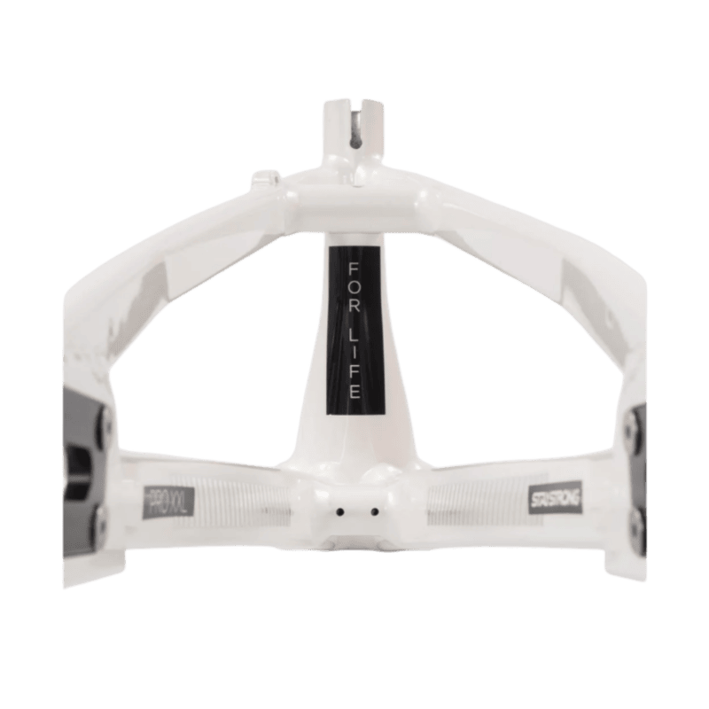 Stay Strong For Life V4 V-Brake Alloy BMX Race Frame - White