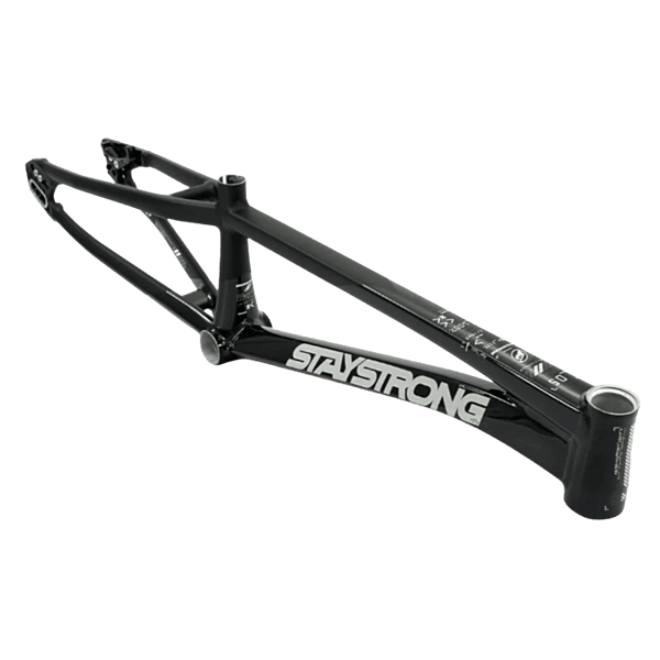 Stay Strong For Life V5 V-Brake Alloy BMX Race Frame-Black/Black - Mini