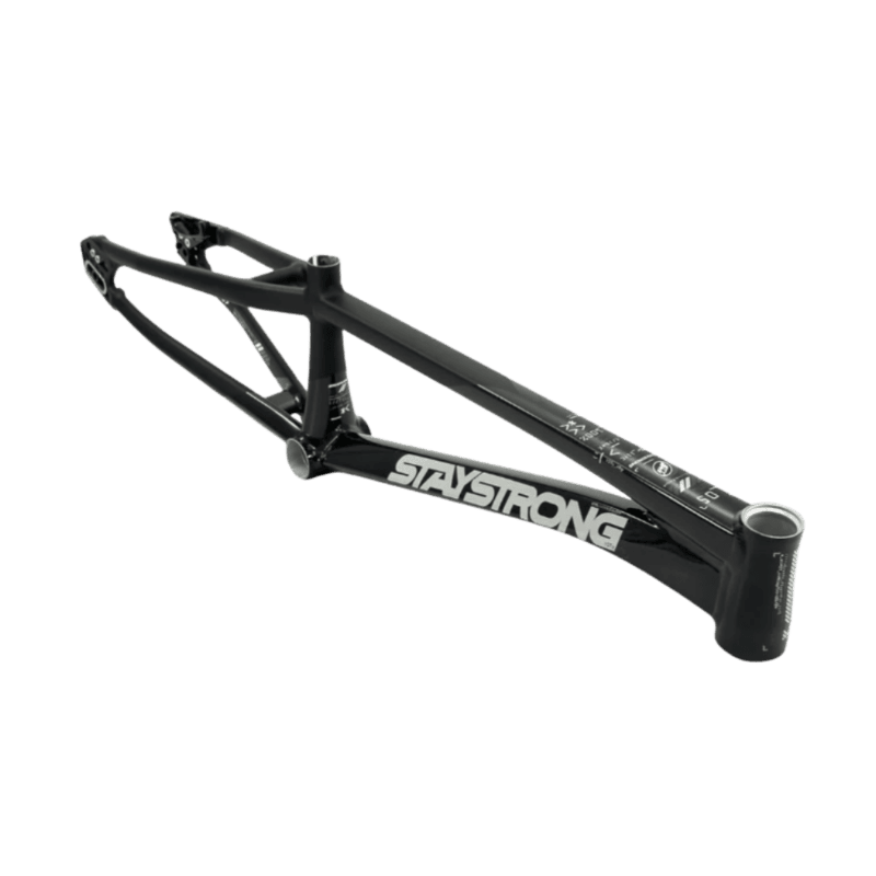 Stay Strong For Life V5 V-Brake Alloy BMX Race Frame-Black/Black - Mini