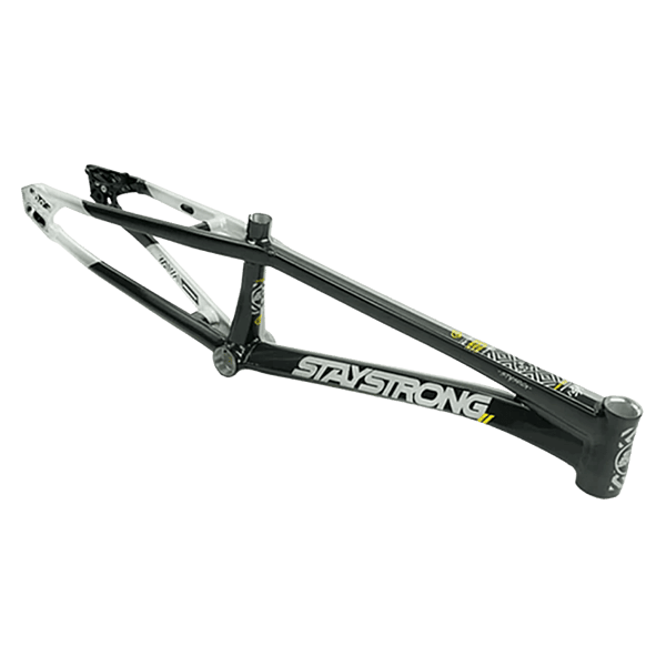 Stay Strong For Life V5.1 Disc Alloy BMX Race Frame - Charcoal/Silver - Expert XL
