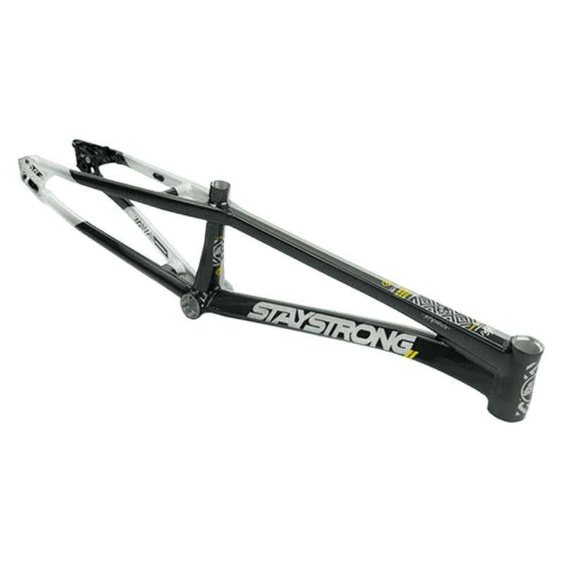 Stay Strong For Life V5.1 Disc Alloy BMX Race Frame - Charcoal/Silver - Expert XL