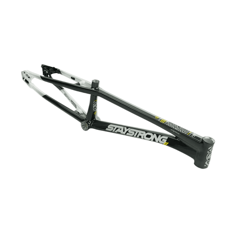 Stay Strong For Life V5.1 Disc Alloy BMX Race Frame - Charcoal/Silver - Expert XL