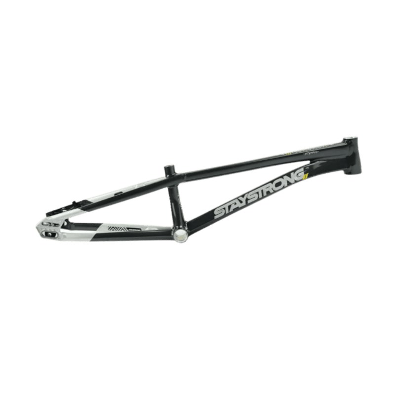 Stay Strong For Life V5.1 Disc Alloy BMX Race Frame - Charcoal/Silver - Expert XL