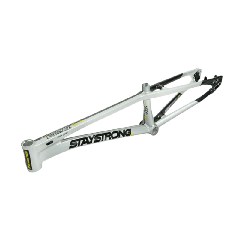 Stay Strong For Life V5.1 Disc Alloy BMX Race Frame - Charcoal/Silver - Expert XL