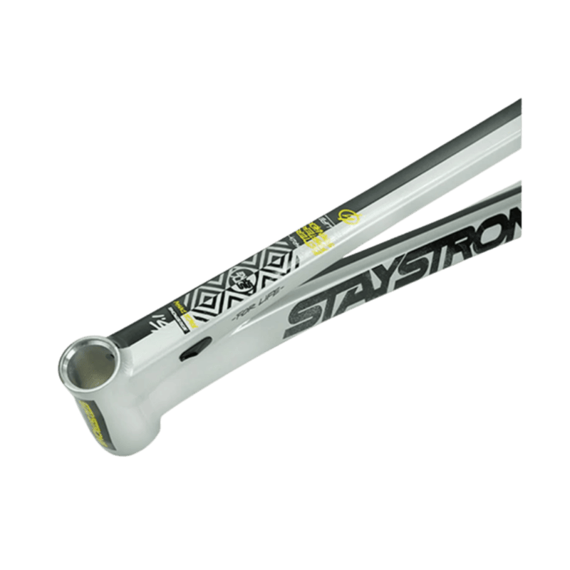 Stay Strong For Life V5.1 Disc Alloy BMX Race Frame - Charcoal/Silver - Expert XL