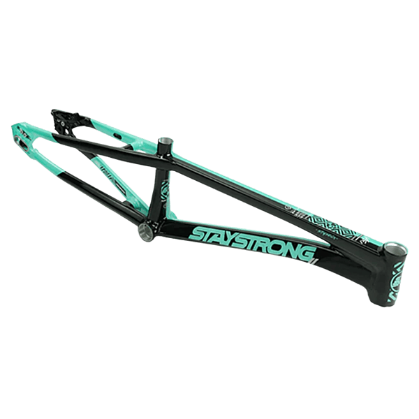 Stay Strong For Life V5.1 Disc Alloy BMX Race Frame - Tiffany/Black