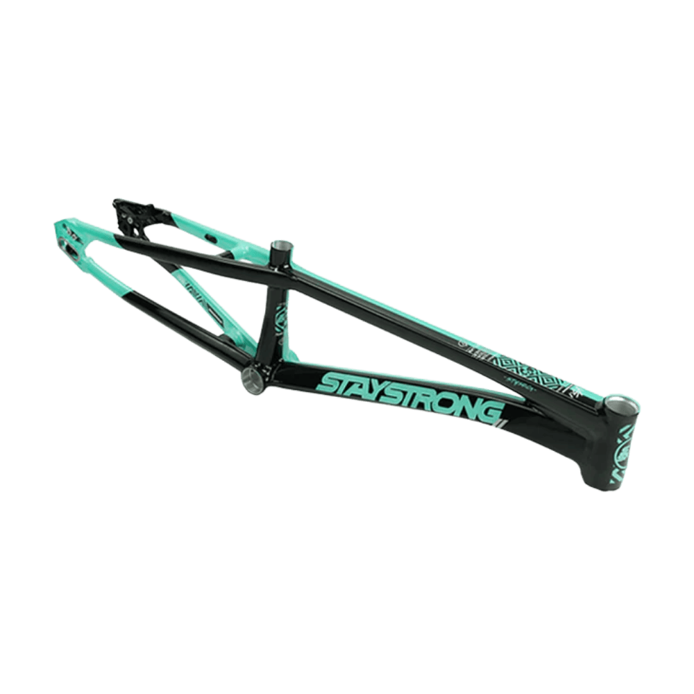 Stay Strong For Life V5.1 Disc Alloy BMX Race Frame - Tiffany/Black