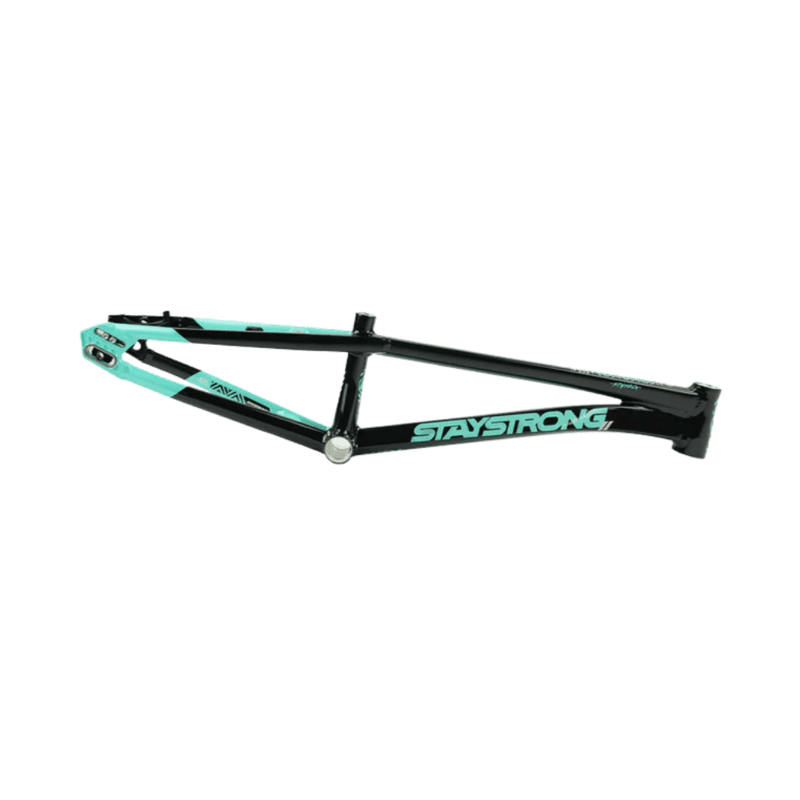 Stay Strong For Life V5.1 Disc Alloy BMX Race Frame - Tiffany/Black