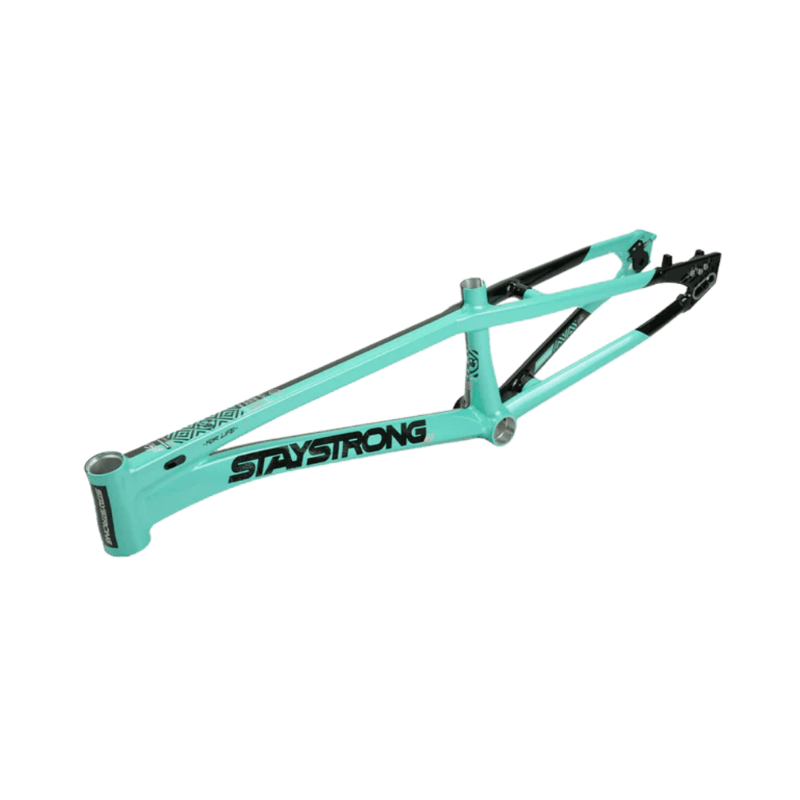 Stay Strong For Life V5.1 Disc Alloy BMX Race Frame - Tiffany/Black