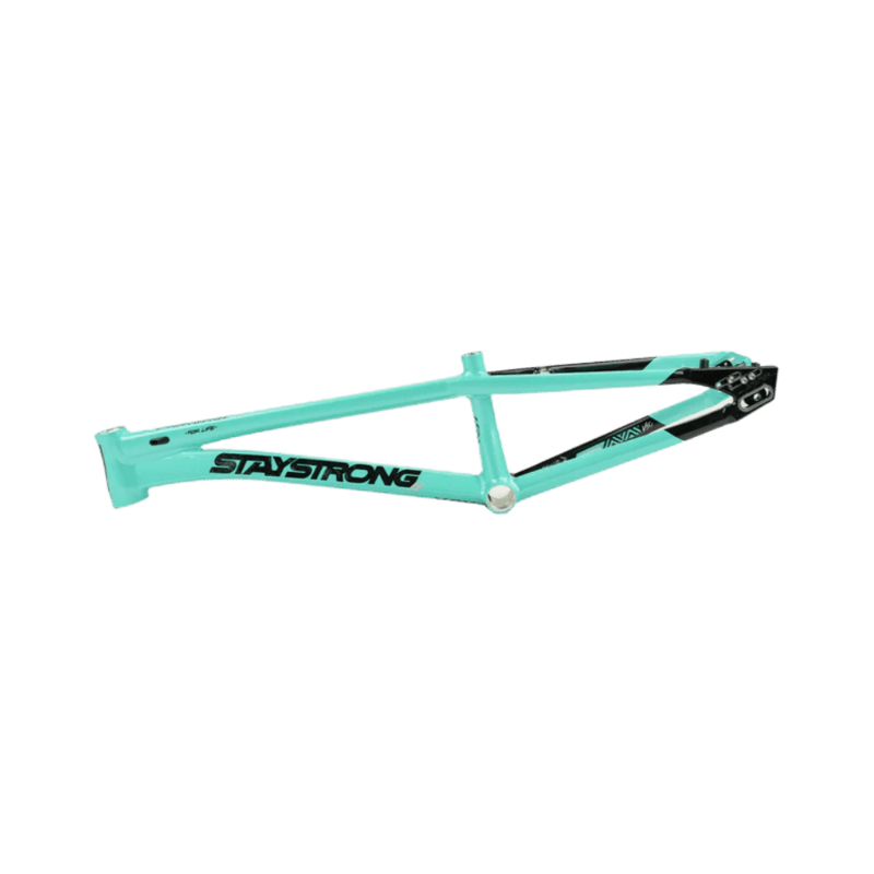 Stay Strong For Life V5.1 Disc Alloy BMX Race Frame - Tiffany/Black