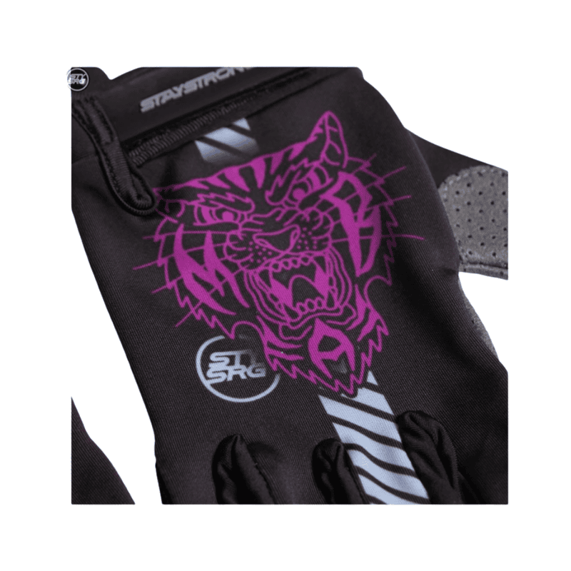 Stay Strong MAB BMX Race Gloves - Black - Adult Sizes