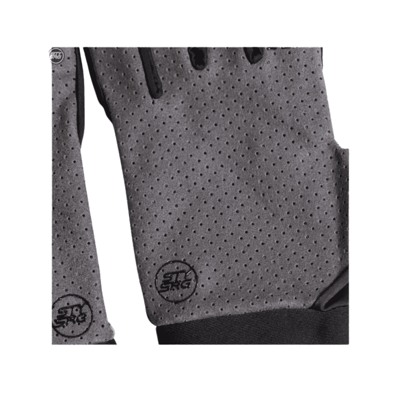 Stay Strong Multi Chevron BMX Race Gloves - Black/Yellow - Adult Sizes